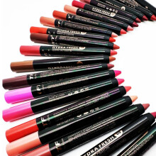 (Matches the image) Velvet Matte Lipstick Pen Lip Liner Pencil, Long-lasting High-Pigment Lip Gloss Non-stick Lip Glaze Lip Makeup for Women