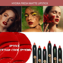 (Matches the image) Velvet Matte Lipstick Pen Lip Liner Pencil, Long-lasting High-Pigment Lip Gloss Non-stick Lip Glaze Lip Makeup for Women