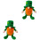 2Stk Plüsch Figur Grün, St Patrick's Tag Für Zuhause 3