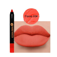 (Matches the image) Velvet Matte Lipstick Pen Lip Liner Pencil, Long-lasting High-Pigment Lip Gloss Non-stick Lip Glaze Lip Makeup for Women