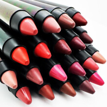 (Matches the image) Velvet Matte Lipstick Pen Lip Liner Pencil, Long-lasting High-Pigment Lip Gloss Non-stick Lip Glaze Lip Makeup for Women
