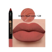 (Matches the image) Velvet Matte Lipstick Pen Lip Liner Pencil, Long-lasting High-Pigment Lip Gloss Non-stick Lip Glaze Lip Makeup for Women