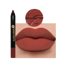 (Matches the image) Velvet Matte Lipstick Pen Lip Liner Pencil, Long-lasting High-Pigment Lip Gloss  Non-stick Lip Glaze Lip Makeup for Women