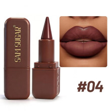 (Matches the image) Chocolate Matte Lipstick, 6 Colors Long-Lasting Waterproof Lip Stick, Smooth Velvet Lip Tint for Daily & Party Makeup