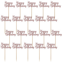 80St Verjaardag Cake Adornments Rose Gold Voor & Cupcake Decor