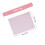 1Stk Rosa Elastischer Chiffon Stoff Polyester DIY Nähmaterial 2