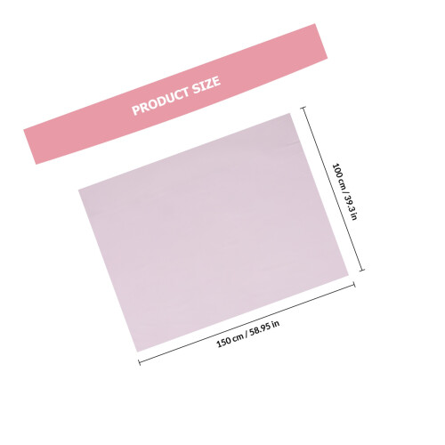 1Stk Rosa Elastischer Chiffon Stoff Polyester DIY Nähmaterial 1