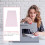 1Stk Rosa Elastischer Chiffon Stoff Polyester DIY Nähmaterial 3