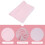 1Stk Rosa Elastischer Chiffon Stoff Polyester DIY Nähmaterial 4