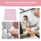 1Stk Rosa Elastischer Chiffon Stoff Polyester DIY Nähmaterial 6