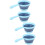 4Stk Klappbare Wasserschöpfer Mit Langem Griff Hängend Sky-Blue 6