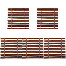 5St Natuurlijke Bamboe Sushi Mat Decoratie Japans Sashimi Design