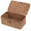 FEIALNDUO Wicker Shelf Baskets with Lid 1