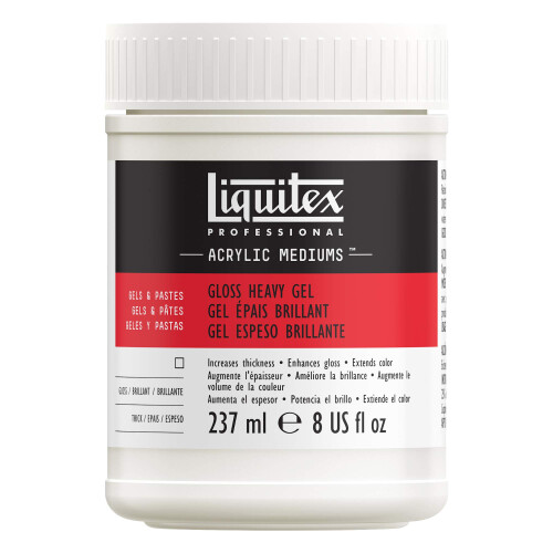 Liquitex Professional Gloss Heavy Gel Medium, 237 ml