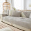 LINGKY Soft Velvet Sofa Covers Washable - Sofa Cushion Covers 1
