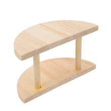 2Stk Holz Brillenaufbewahrung Rack Beige Vielseitig Für Sonnenbrillen