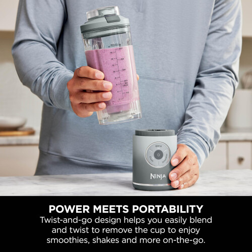 Ninja Ninja Blast Max 570ml Portable Blender, 3 Functions, Silver BC251EUSL 2