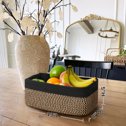 TIMEYARD Storage Baskets - Shelf Baskets for Organizing Dog Toy Basket 2