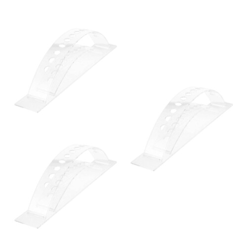 3Stk Makeup Pinselhalter Transparent Stifte Display Organizer 2