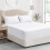 Tifschlaf Double Fitted Sheet Deep - White Bed Sheet Extra Deep Pocket 1
