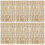 6pcs Foil Curtain - Champagne Gold Tinsel Curtain 1