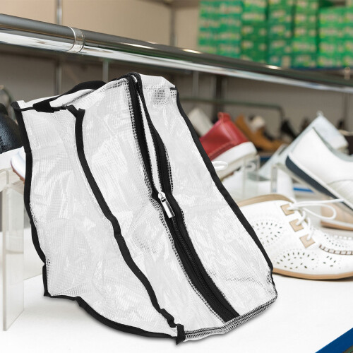10Stk Wiederverwendbare Stiefeltaschen Reißverschluss Schuhbeutel