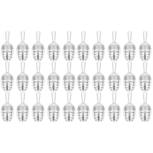 30Stk Transparenter Lippenpflegestift Behälter Refillbar Plastik 1