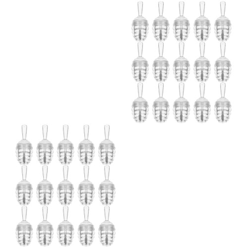 30Stk Transparenter Lippenpflegestift Behälter Refillbar Plastik 2