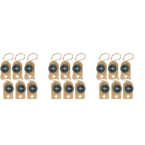 30Sets Gartenthemen Kompass Für Hochzeit & Reisefeier 2