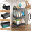 StowBin 3 Tier Metal Storage Trolley with Wheels 3