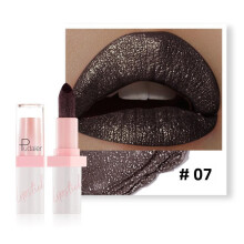 (Matches the image) Metallic Pearl Lip Gloss Shimmer Liquid Lipstick Long Lasting Waterproof Shiny Diamond Lip Glaze 10 Colors