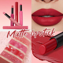 (Matches the image) 6 Colors Matte Lipstick, Nude Matte Soft Dark Color Stick High Pigmented Long-Lasting Waterproof Lip Gloss Beauty Cosmetics Gift
