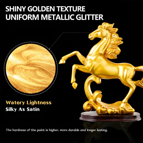 VGSEBA Acrylic Paint Metallic - Gold Paint 125ml 1