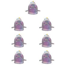 7Stk Unisex Kinder Rucksack Cartoon Gepolstert Schule