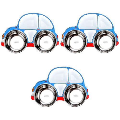 3Stk Kinder Teller Supplementäre Teller Für Kleinkinder 2