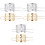 6Stk Haar Cuff Bun Halter Farbecht Haarschmuck Deko Bunt 3