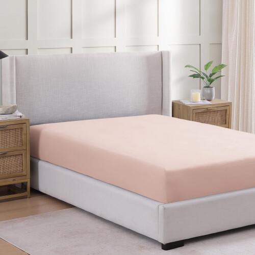 Fitted Sheet Double - Sepia Rose - Pre-Washed 1