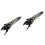 2Stk Damen Spitzenhandschuhe Elbogen Fingerlos 3