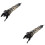 2Stk Damen Spitzenhandschuhe Elbogen Fingerlos 5