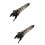 2Stk Damen Spitzenhandschuhe Elbogen Fingerlos 6