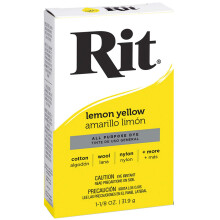 Rit Powder Dye, Lemon Yellow, 1 Pack