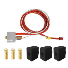 For FLSUN V400 Hot End Part Printer  0.4mm Nozzle Extruder Hotend Heater NTC V400 3D Printer A
