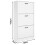 Blisswood White 3 Drawer Shoe Cabinet Cupboard 4