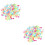 400St Glow Dekoratieve Aquariumgrind Plastic 5