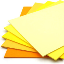 Hawksbill Paper A4 Yellow Card 220gsm - 60 Sheets 5 Shades of Yellow