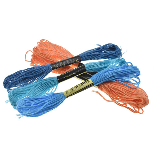 100 Colours Embroidery Threads 5m(6 Strand) - Cross Stitch Thread 2