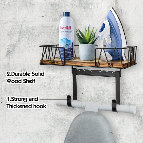 TJ.MOREE Ironing Board Hanger Wall Mount 1