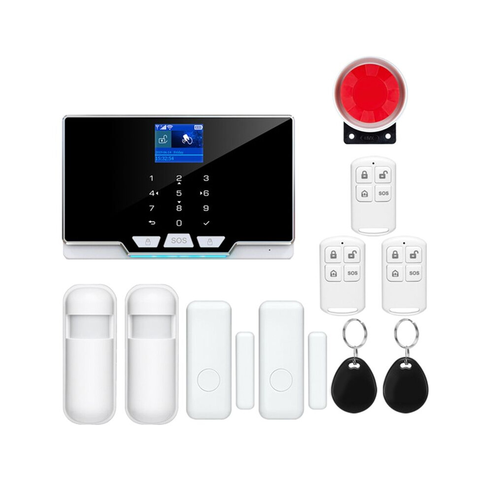 Residential Life Gsm Wifi Alarms System For House Wireless Security Alarms Home Tuya App Control Eu Plug 6033283164255