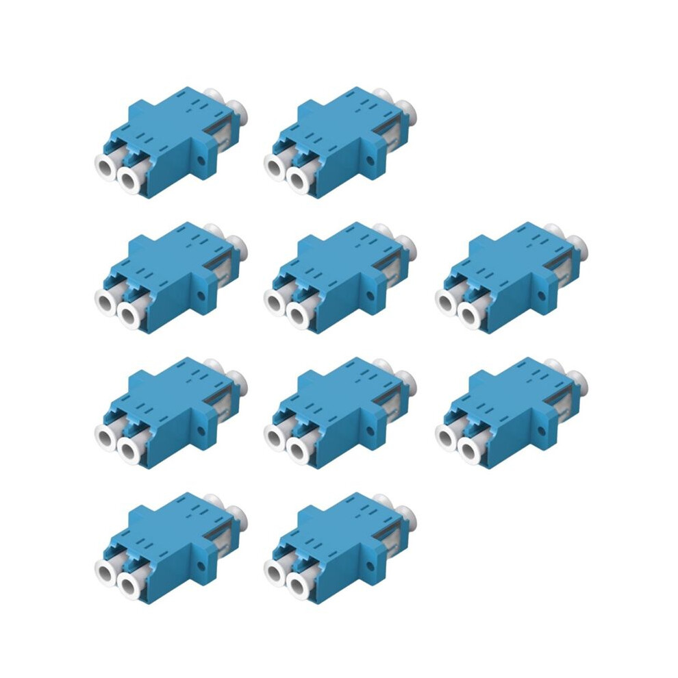 10Pcs Lc Fiber Optic Adapter Lc To Lc Duplex Singlemode Coupler 6032710848638
