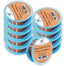 0.4mm Copper Jewellery Wire Tarnish Proof Brass Bendable Metal Wire